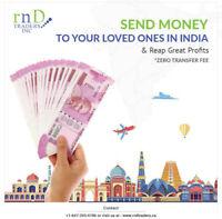 SEND MONEY TO INDIA Money Transfer Services Brampton Ontario