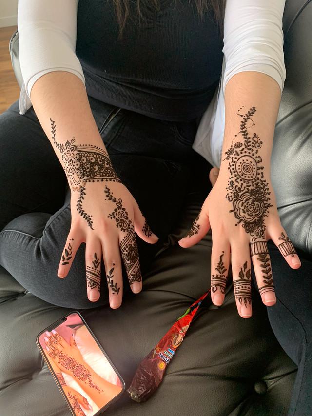 Bridal Hannah Artis Henna Mehndi Artists Calgary Alberta