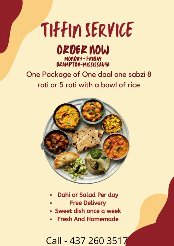 Tiffin Service Brampton Mississauga Tiffin Service Brampton Ontario
