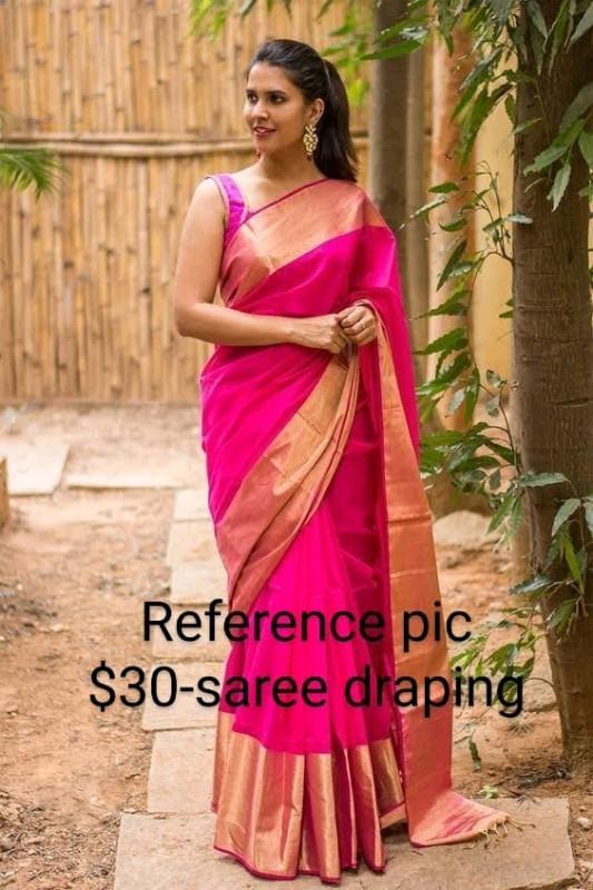 Saree draping, hair styling services Saree Draping Services Markham Ontario